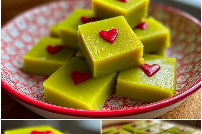 Fresh ingredients for Festive Green Fudge