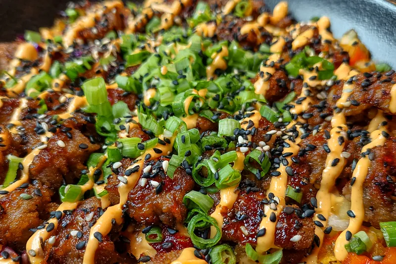 Fresh ingredients for Flavorful Asian Fusion Bowl