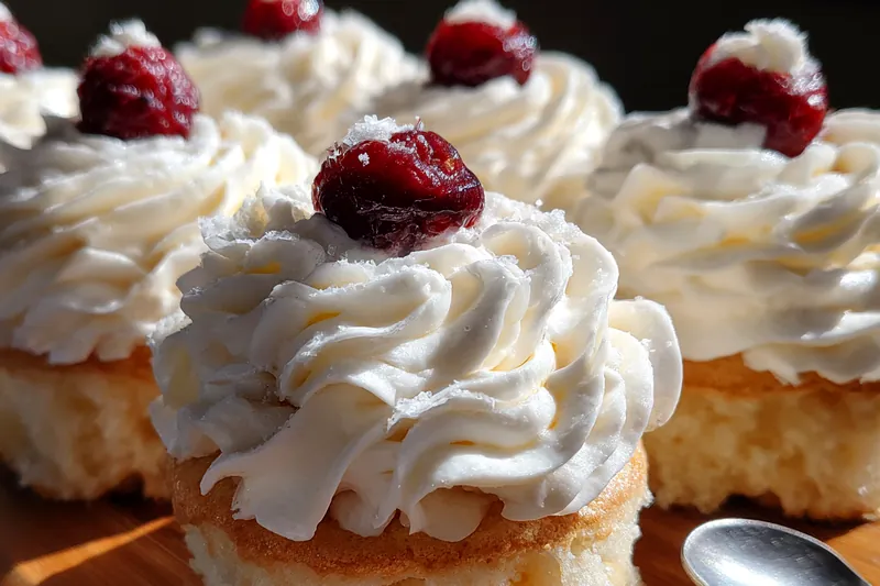 Fresh ingredients for Fluffy Cotton Cheesecake Cupcakes