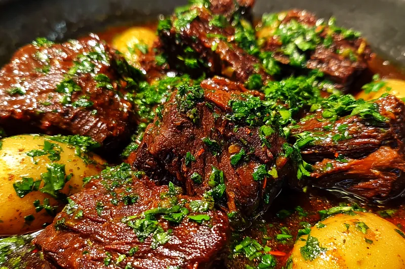 Fresh ingredients for Garlic Butter Beef Delight