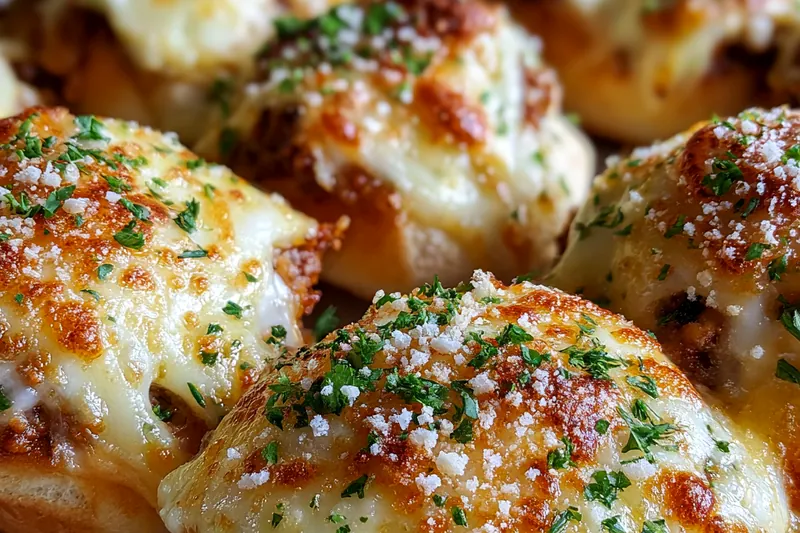 Fresh ingredients for Garlic Cheese Beef Buns