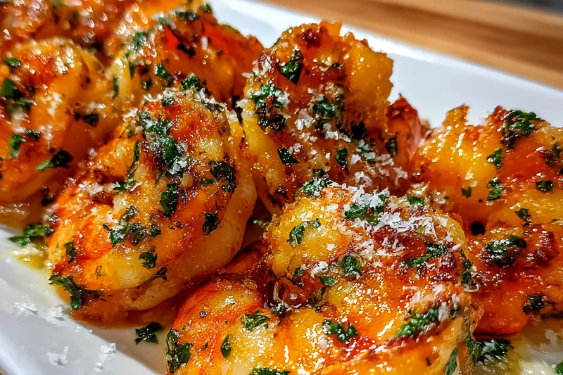 Cooking process for Garlic Herb Roasted Shrimp