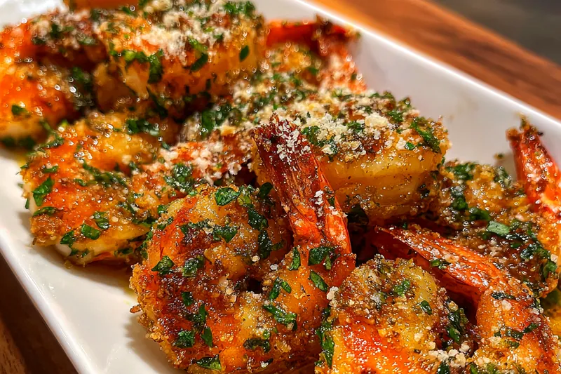 Fresh ingredients for Garlic Herb Roasted Shrimp