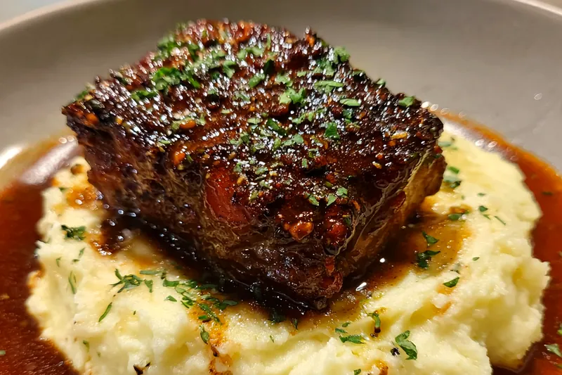 Cooking process for Garlic Herb Seared Chicken