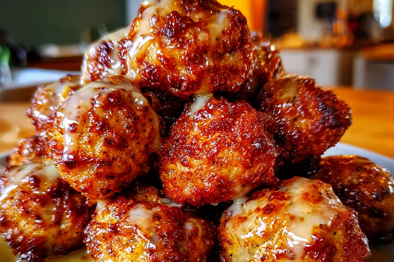 Fresh ingredients for Glazed Apple Fritter Bites