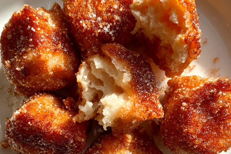 Cooking process for Cinnamon Sugar Fried Bites