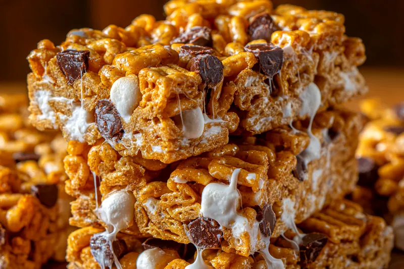 Cooking process for Golden Graham Chocolate Bars