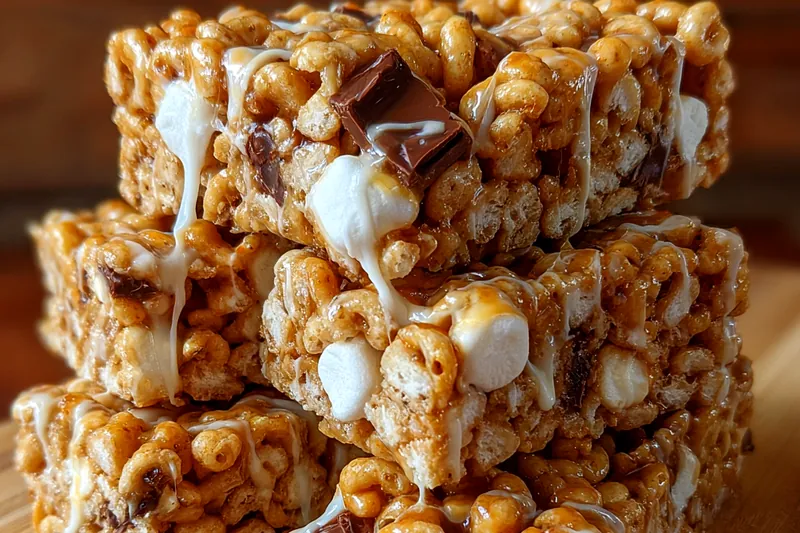 Fresh ingredients for Golden Graham Chocolate Bars