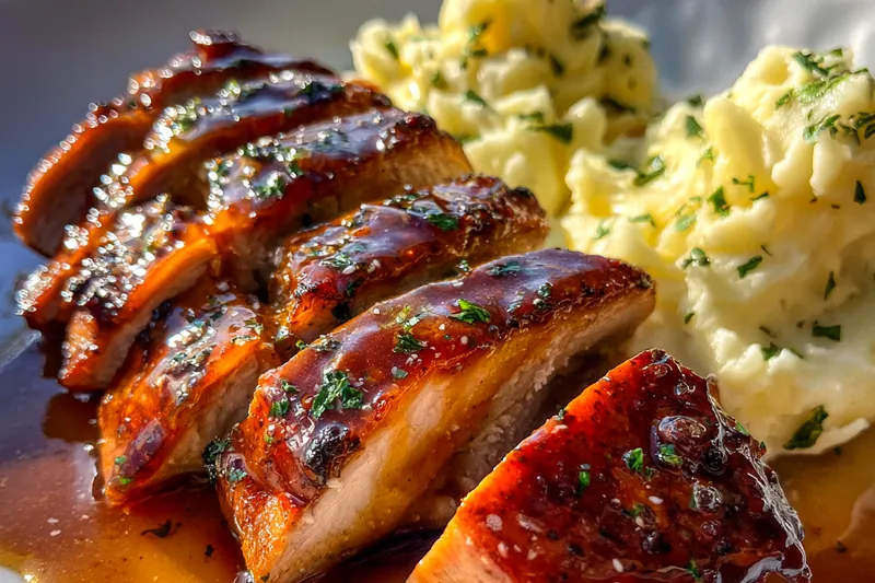 Fresh ingredients for Grilled Herb Chicken Delight