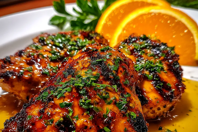 Fresh ingredients for Grilled Citrus Herb Chicken
