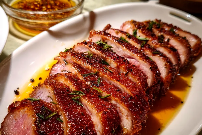 Fresh ingredients for Herb Crusted Beef Roast