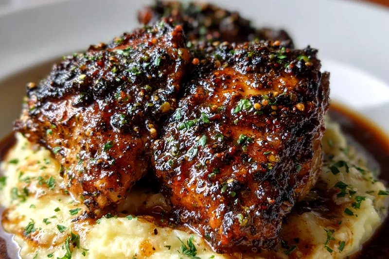 Cooking process for Herb-Crusted Chicken Delight