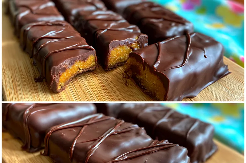 Cooking process for Homemade Chocolate Caramel Bars
