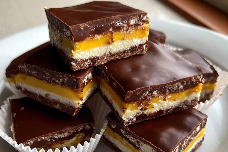 Fresh ingredients for Layered Chocolate Confection