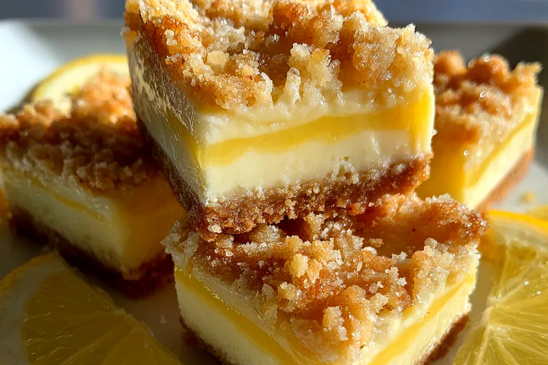 Cooking process for Lemon Crumb Shortbread Bars