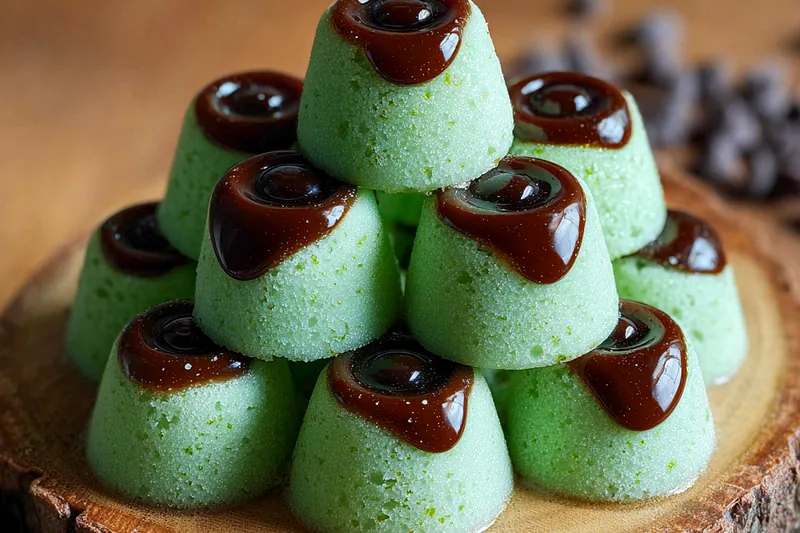 Cooking process for Mint Chocolate Cream Delights