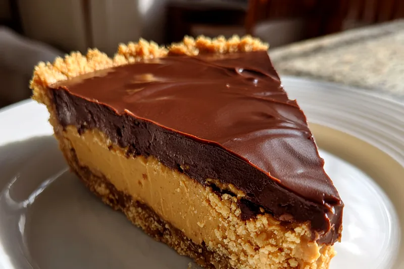 An assortment of ingredients for Decadent No-Bake Peanut Butter Pie including peanut butter, cream cheese, and graham crackers.
