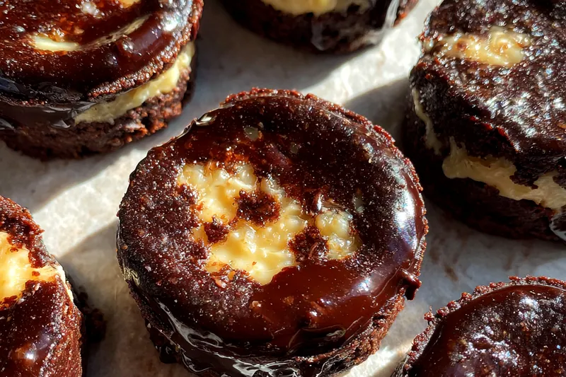 Cooking process for Peanut Butter Brownie Cookies