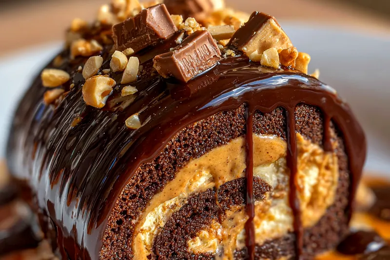 Cooking process for Peanut Butter Chocolate Roll