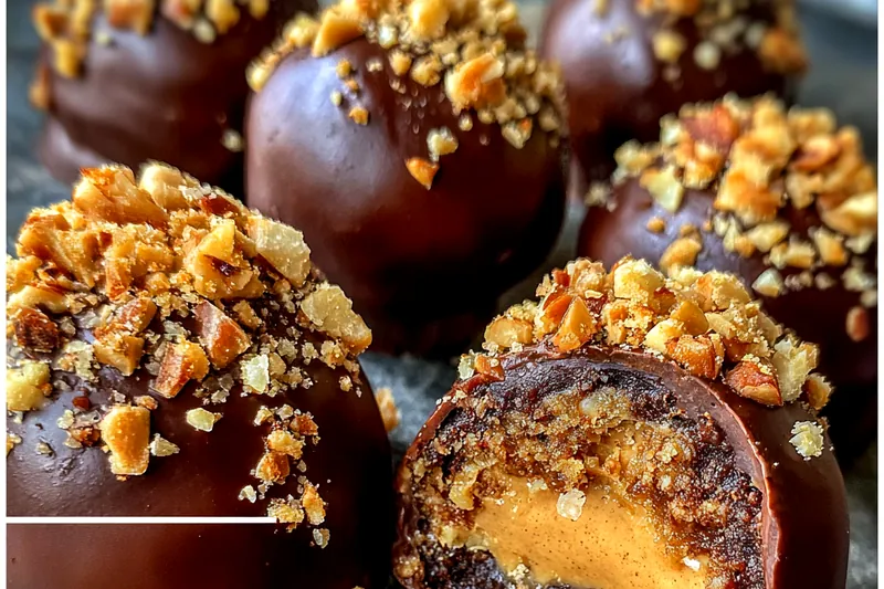 Cooking process for Peanut Chocolate Cookie Bites