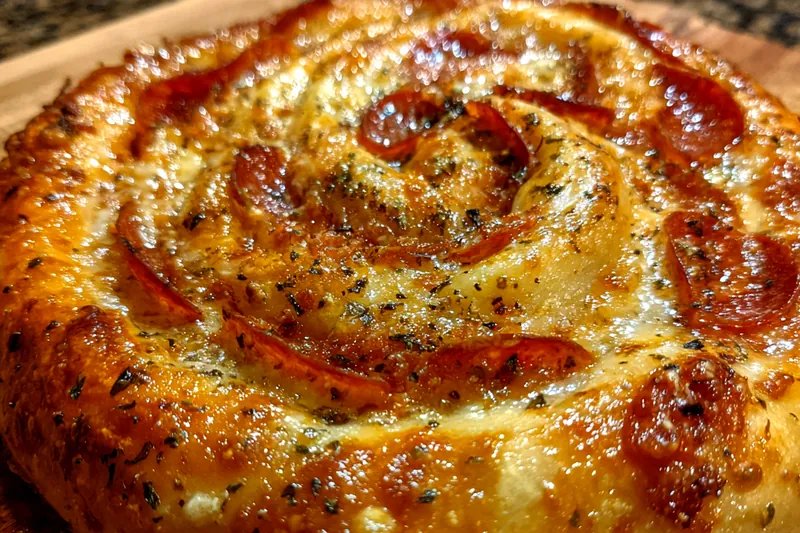 Cooking process for Pepperoni Cheese Spiral Bread