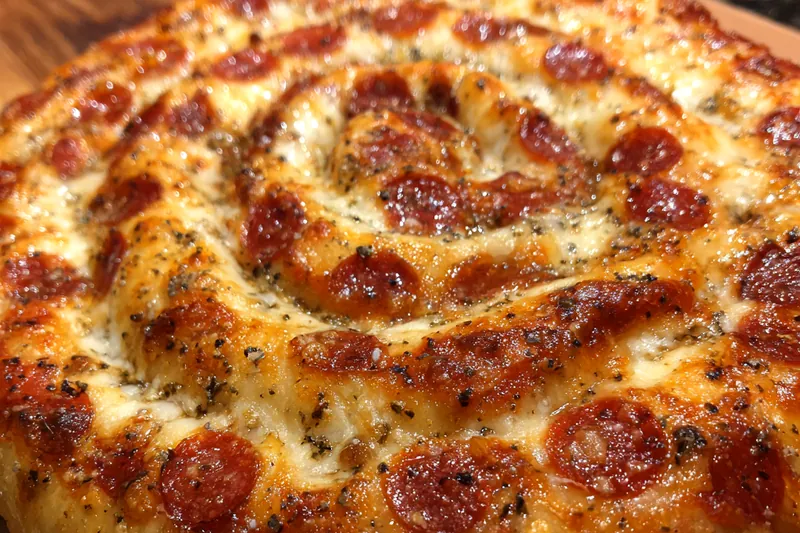 Fresh ingredients for Pepperoni Cheese Spiral Bread