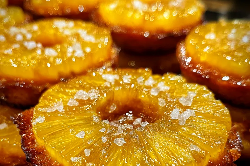 Fresh ingredients for Pineapple Upside Down Cookies