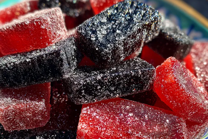 Fresh ingredients for Popping Candy Licorice Treats