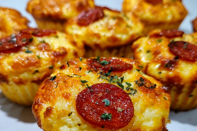Fresh ingredients for Quick Pepperoni Cheese Bites