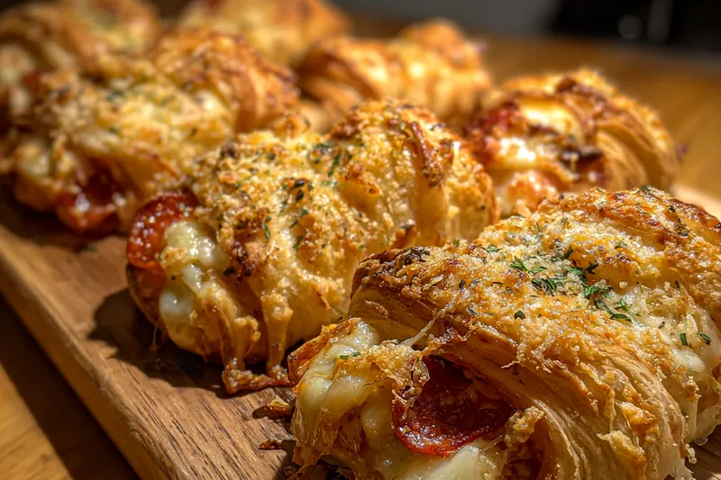 Cooking process for Quick Pepperoni Pastry