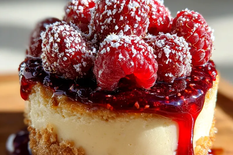 Fresh ingredients for Raspberry Velvet Cheesecake