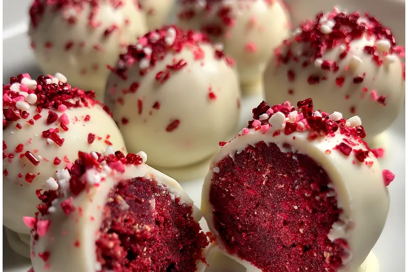 Cooking process for Red Velvet Cake Bites