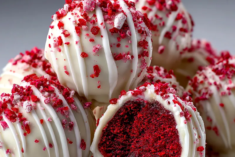 Fresh ingredients for Red Velvet Cake Bites