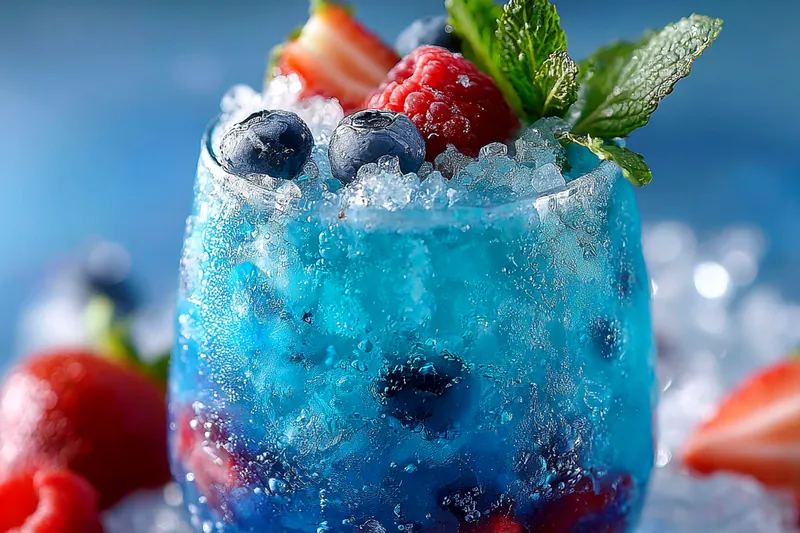 Cooking process for Refreshing Berry Slush Drink