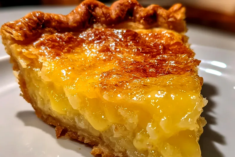 Cooking process for Salted Honey Whiskey Pie