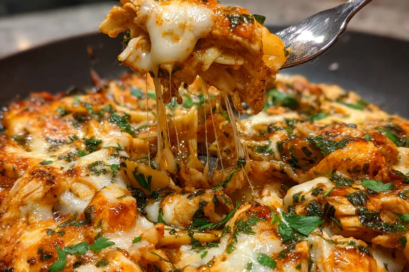 Fresh ingredients for Savory Barbecue Chicken Pasta