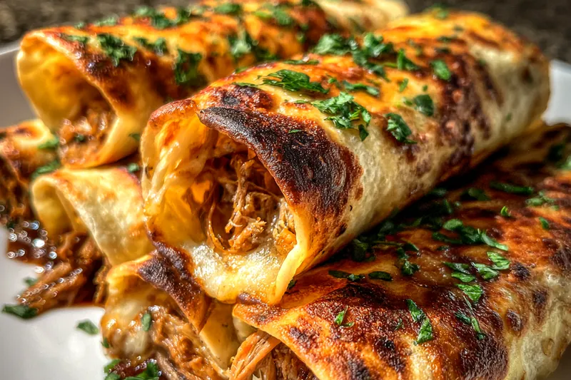 Fresh ingredients for Savory Beef Tortilla Rollups