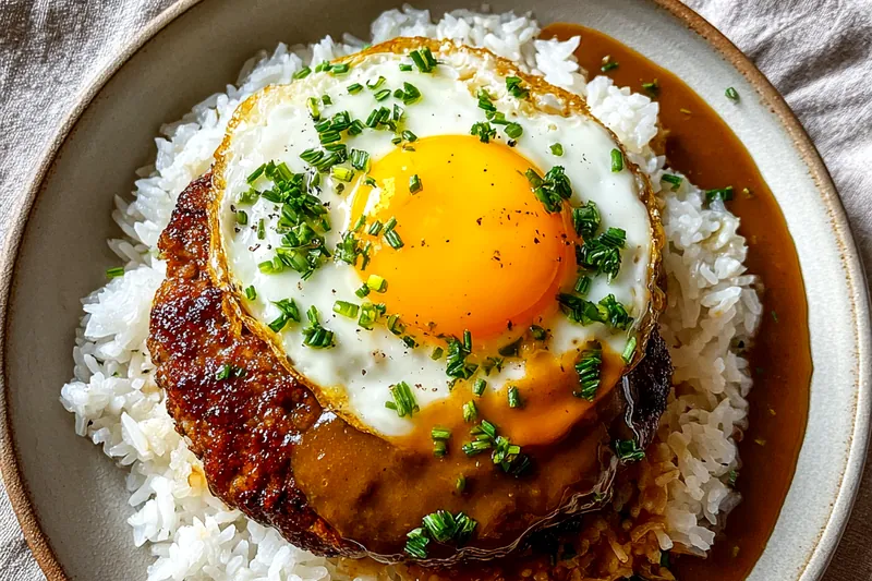 Cooking process for Savory Gravy Rice Delight