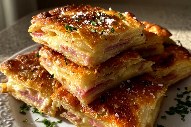 Fresh ingredients for Savory Ham Cheese Pastry