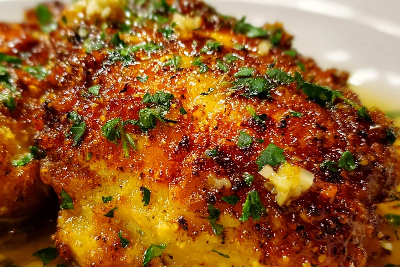 Fresh ingredients for Savory Herb Crusted Chicken