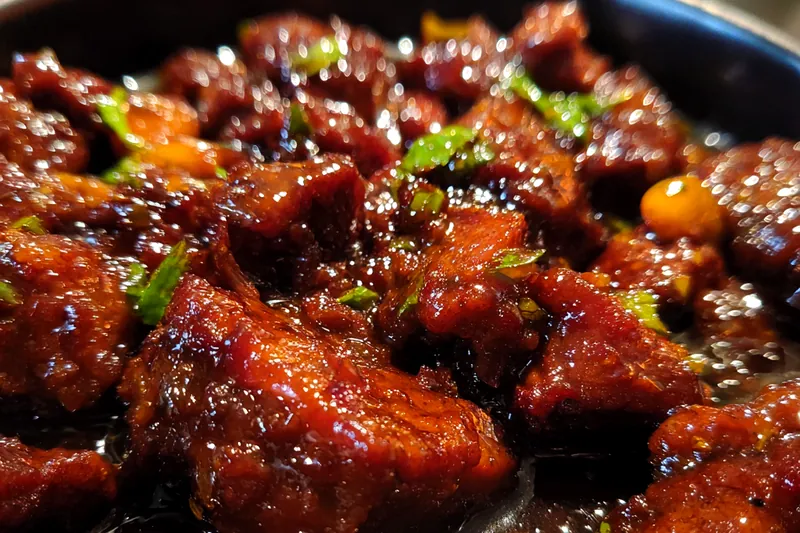 Cooking process for Savory Slow Cooked Chicken