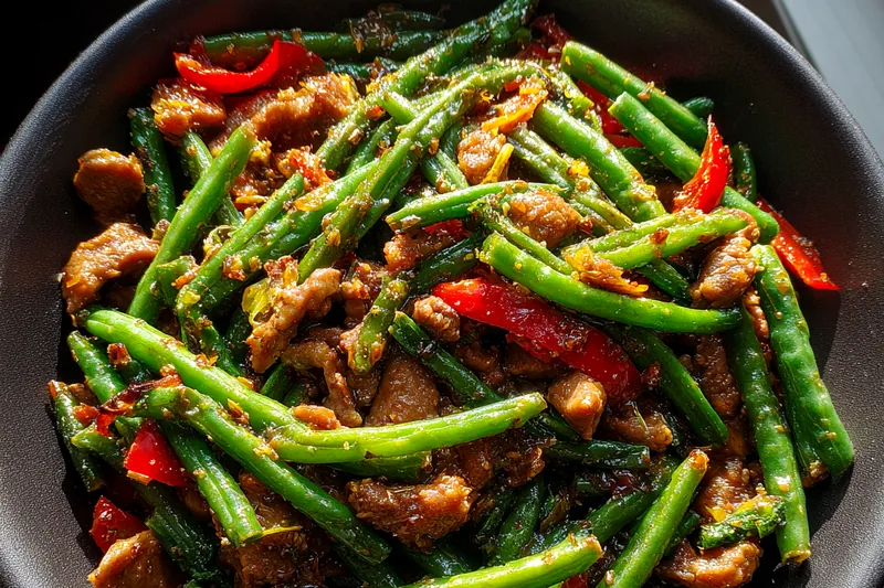 Cooking process for Savory Stir Fry Delight