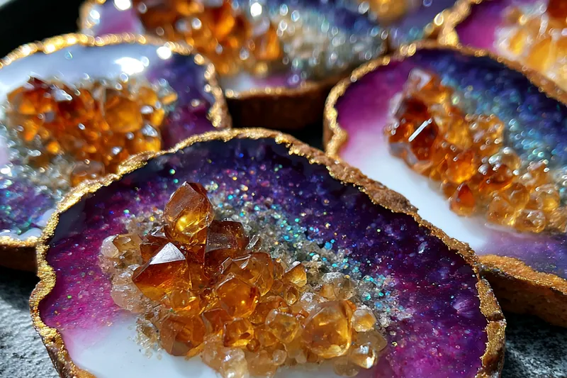 Fresh ingredients for Sparkling Geode Crystal Cookies