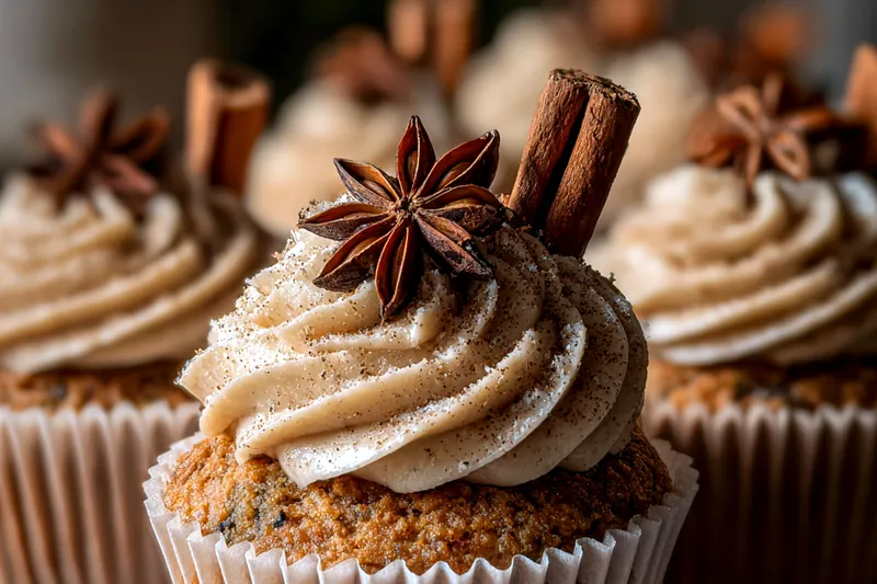 Fresh ingredients for Spiced Chai Latte Cupcakes