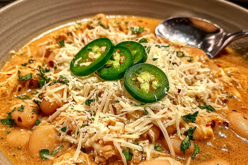 Fresh ingredients for Spicy Chicken Bean Stew