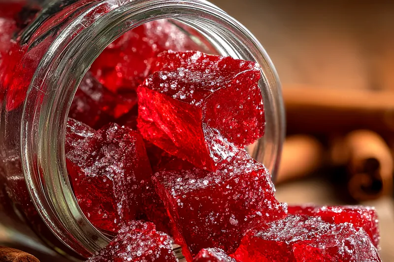 Fresh ingredients for Spicy Cinnamon Hard Candy