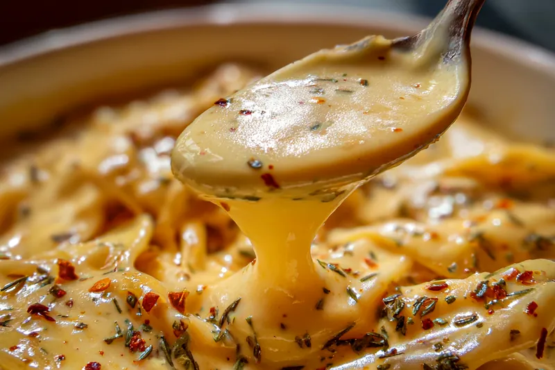 Fresh ingredients for Spicy Creamy Pasta Sauce