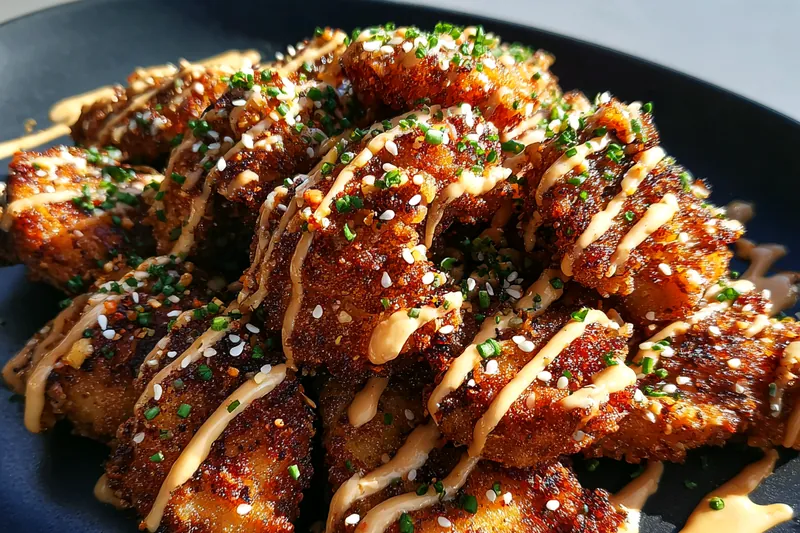 Fresh ingredients for Spicy Hawaiian Fried Chicken