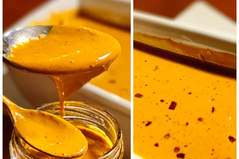 Cooking process for Spicy Jalapeño Mustard Sauce