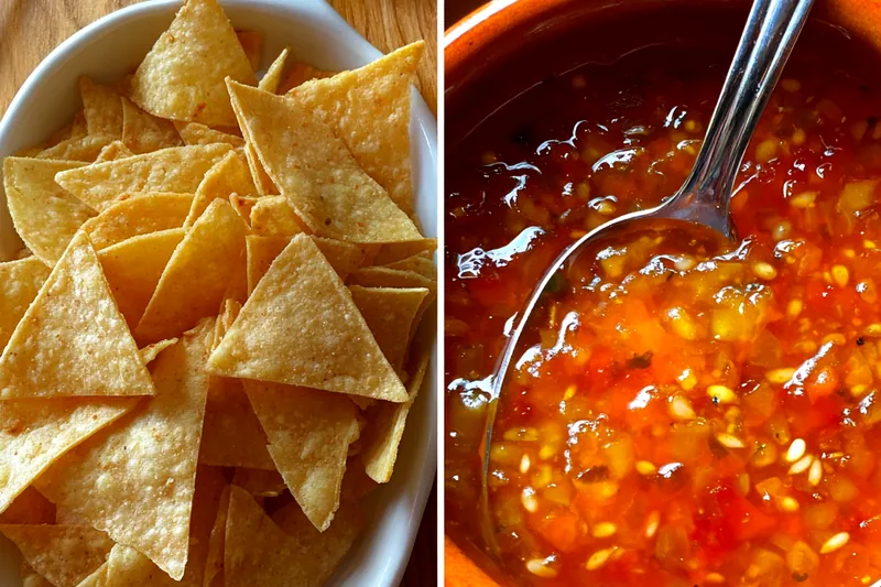 Fresh ingredients for Spicy Pineapple Chipotle Salsa